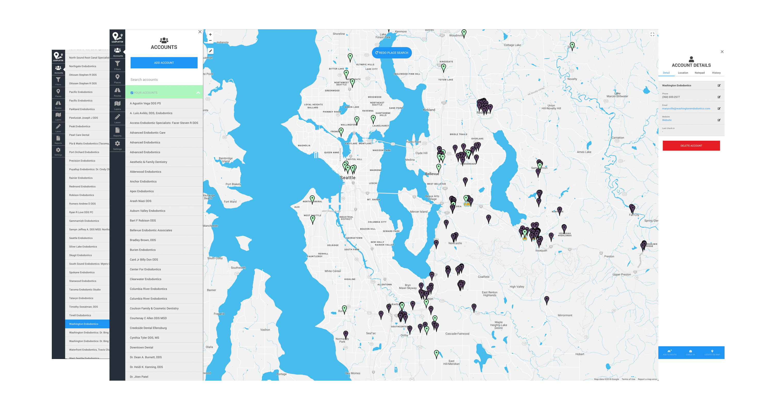 LeadPlotter for Sales Representatives and Sales Managers