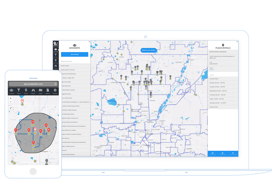 LeadPlotter Sales App for Reps