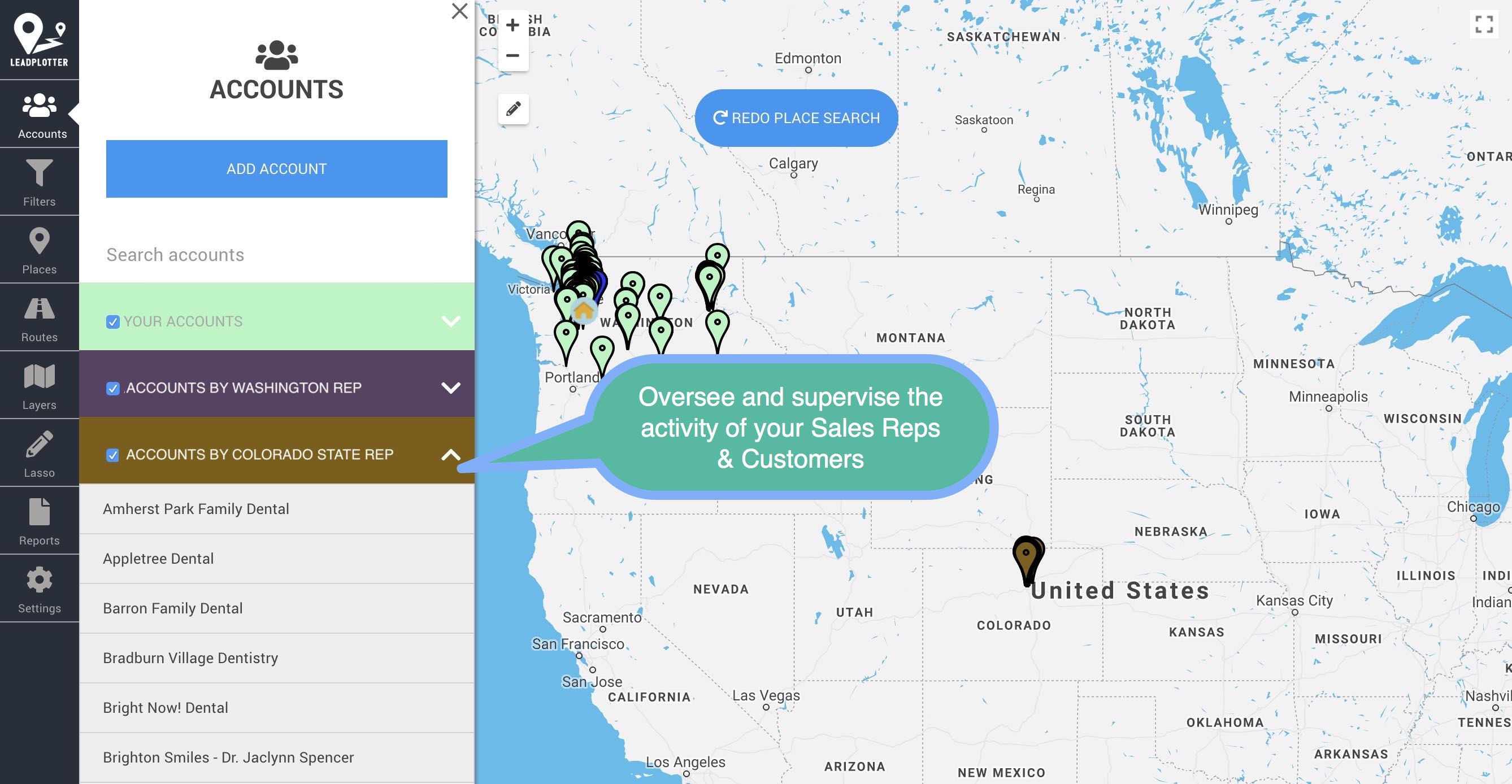 Territory Manager Sales Tool